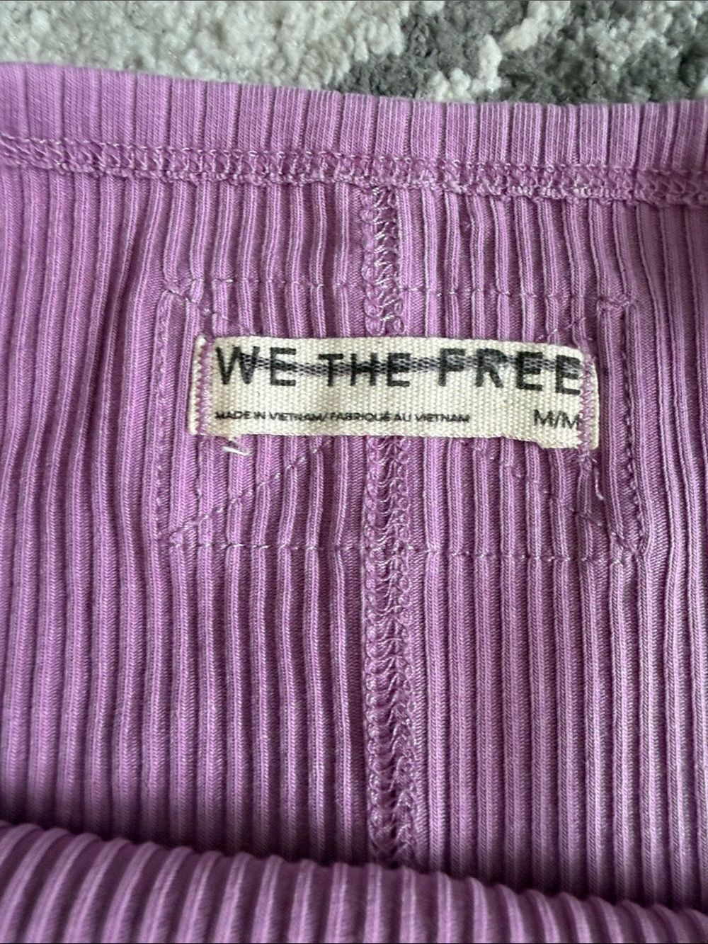NWOT Free People MIA Ribbed Square-Neck Tank - Picture 9 of 9
